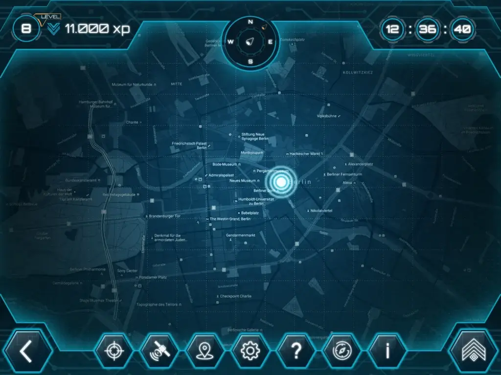 Carte interactive de la mission — Escape Game Mindfall Deauville