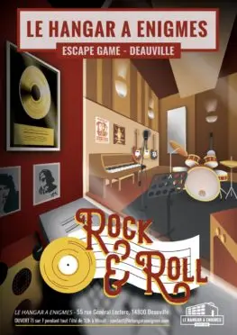 Affiche Escape Game Rock'n'roll