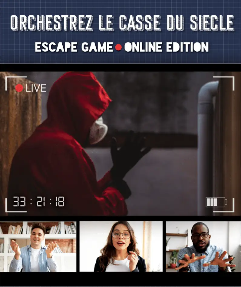 Affiche Escape Game en Ligne