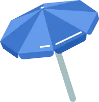 Icone parasols Deauville